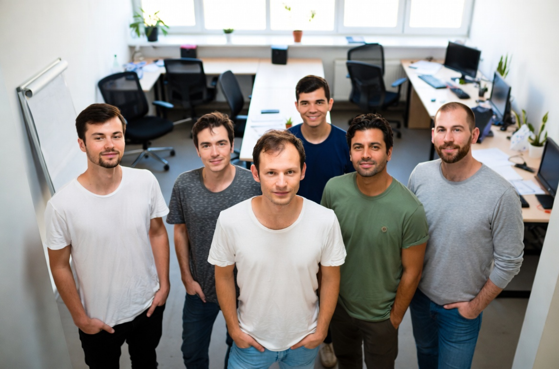 lequipe du site de renconte chaudeaucul.com dans leur bureau